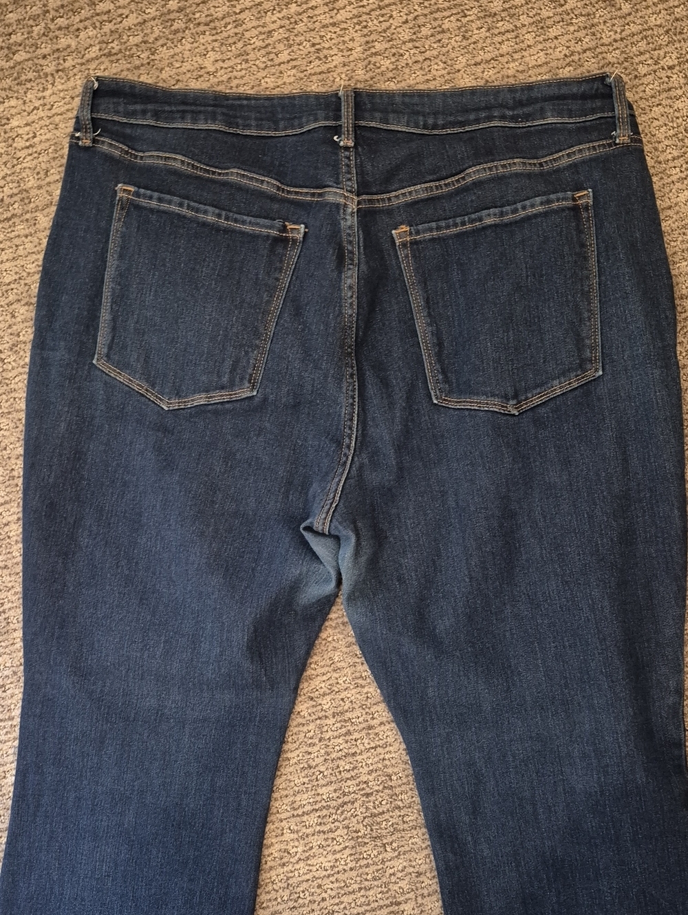 OLD NAVY Women's Dark Blue HI-Rise Flare Jeans - 18 - Picture 6 of 7